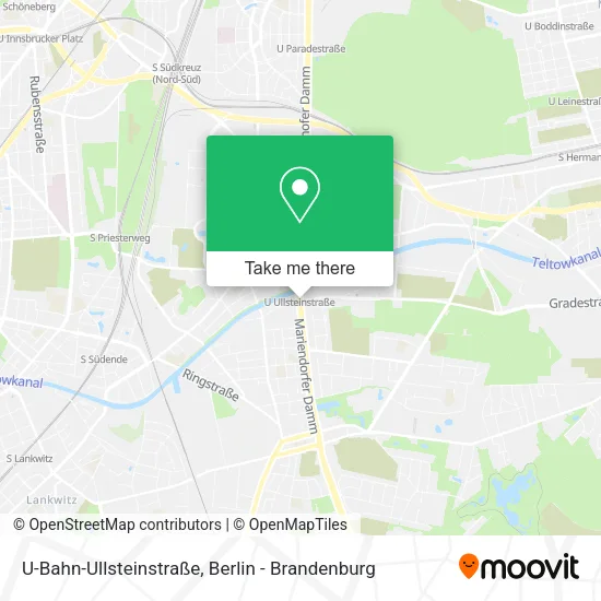 Карта U-Bahn-Ullsteinstraße