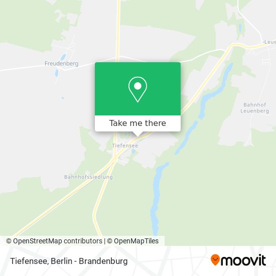 Tiefensee map