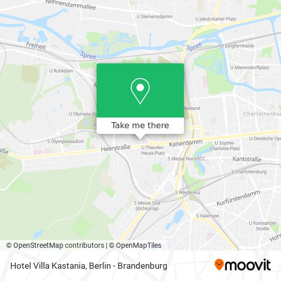 Hotel Villa Kastania map