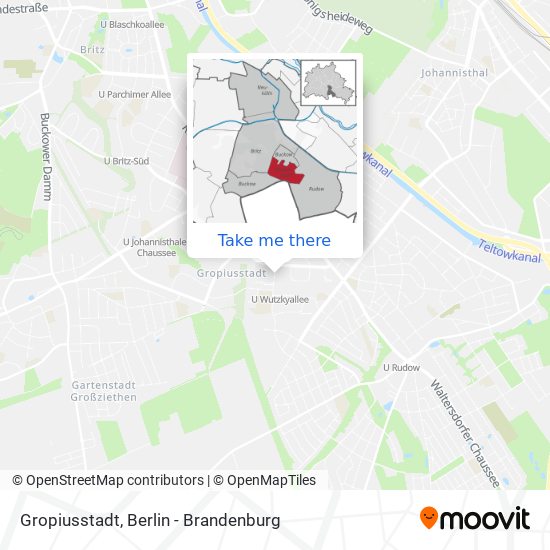 Карта Gropiusstadt