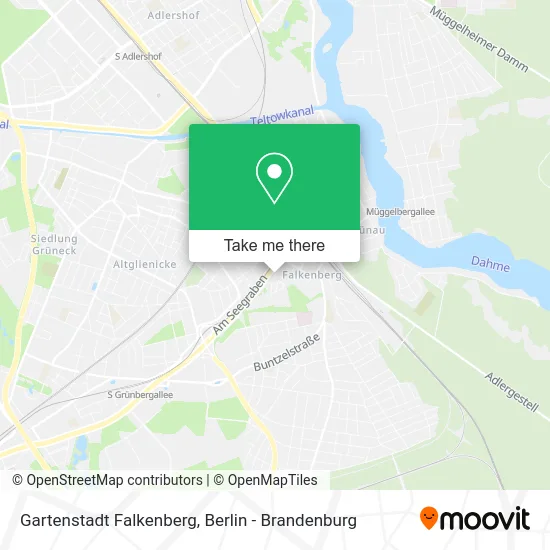 Карта Gartenstadt Falkenberg