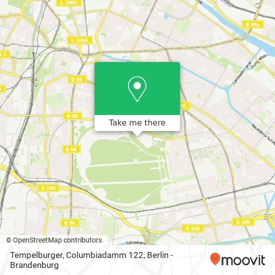 Tempelburger, Columbiadamm 122 map