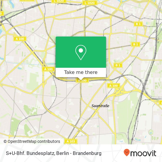 S+U-Bhf. Bundesplatz map