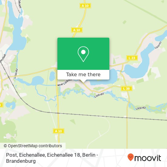 Карта Post, Eichenallee, Eichenallee 18