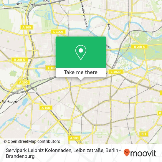 Servipark Leibniz Kolonnaden, Leibnizstraße map