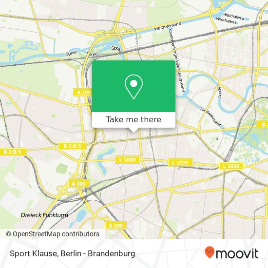 Sport Klause map