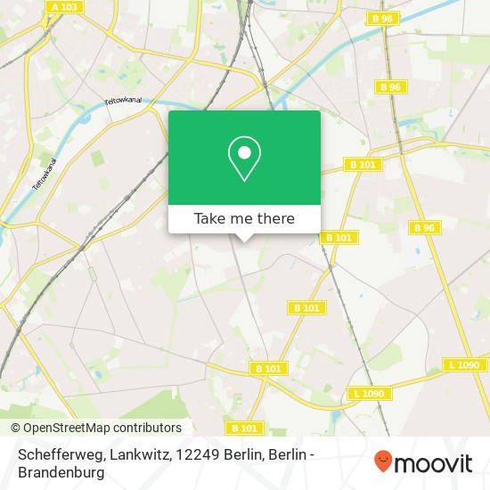Schefferweg, Lankwitz, 12249 Berlin map