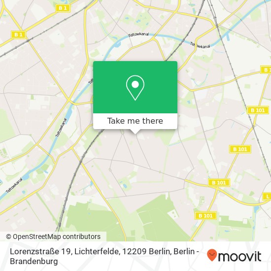 Lorenzstraße 19, Lichterfelde, 12209 Berlin map