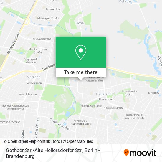 Карта Gothaer Str. / Alte Hellersdorfer Str.