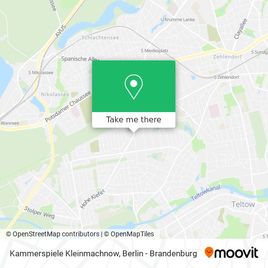 Kammerspiele Kleinmachnow map