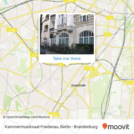 Kammermusiksaal Friedenau map