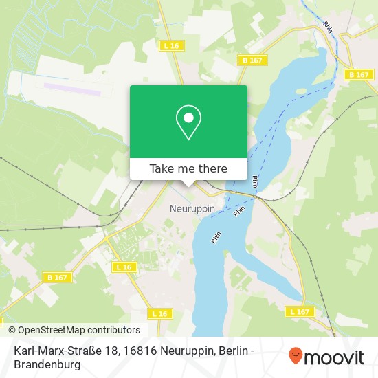 Karl-Marx-Straße 18, 16816 Neuruppin map