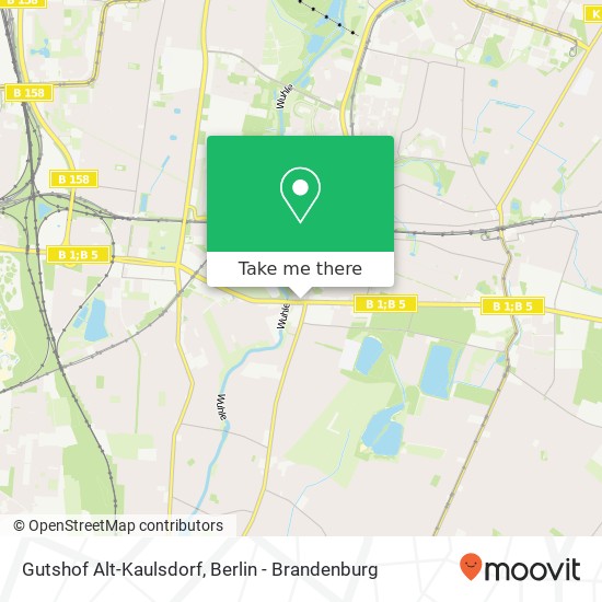 Gutshof Alt-Kaulsdorf map