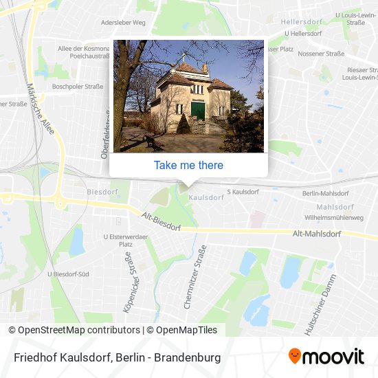 Friedhof Kaulsdorf map