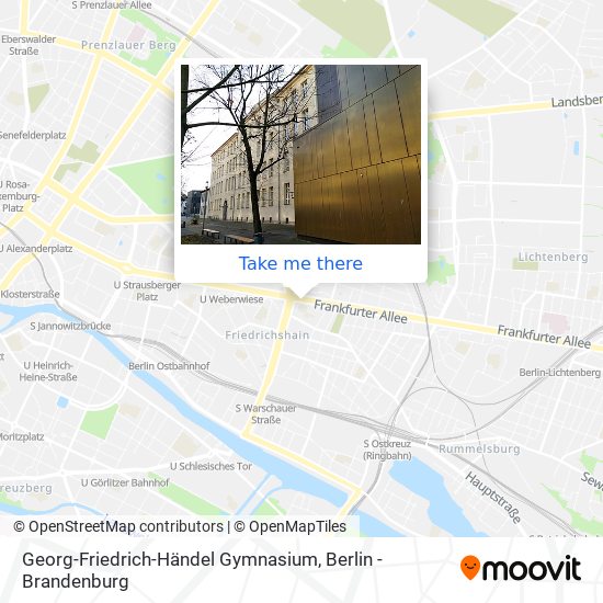 Карта Georg-Friedrich-Händel Gymnasium