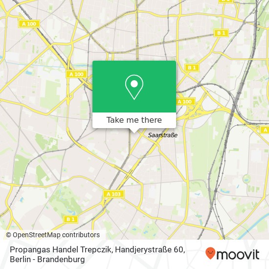 Карта Propangas Handel Trepczik, Handjerystraße 60