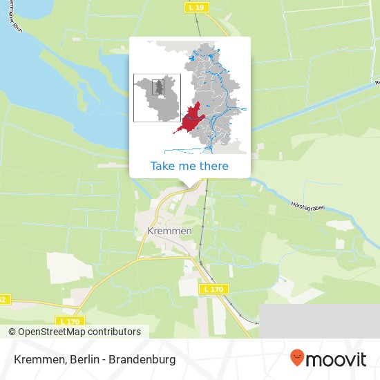 Kremmen map