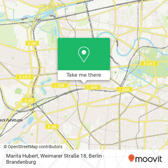 Marita Hubert, Weimarer Straße 18 map