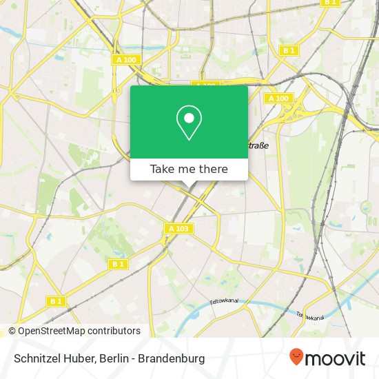 Карта Schnitzel Huber, Schloßstraße 12