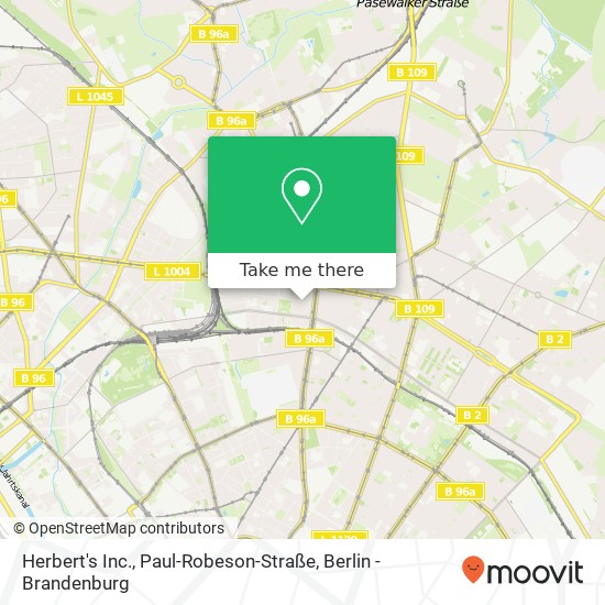 Карта Herbert's Inc., Paul-Robeson-Straße