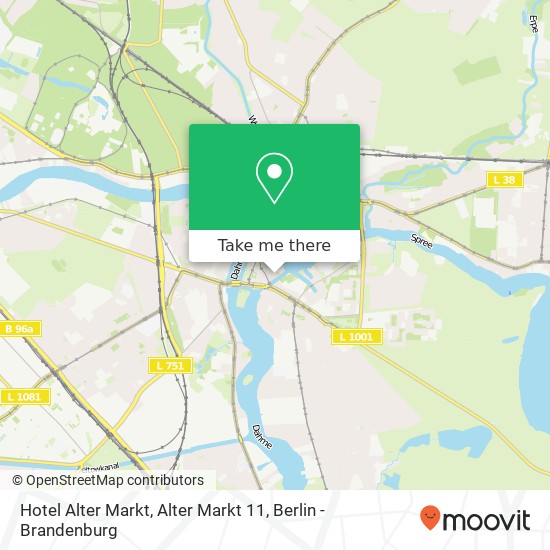 Hotel Alter Markt, Alter Markt 11 map