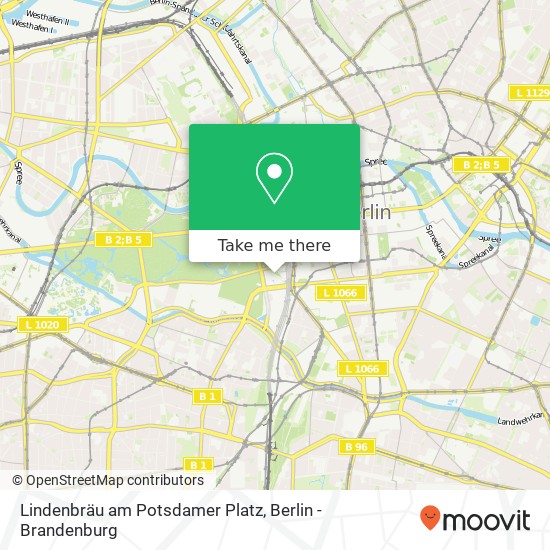 Lindenbräu am Potsdamer Platz, Bellevuestraße 3 map