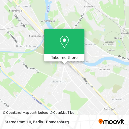 Sterndamm 10 map