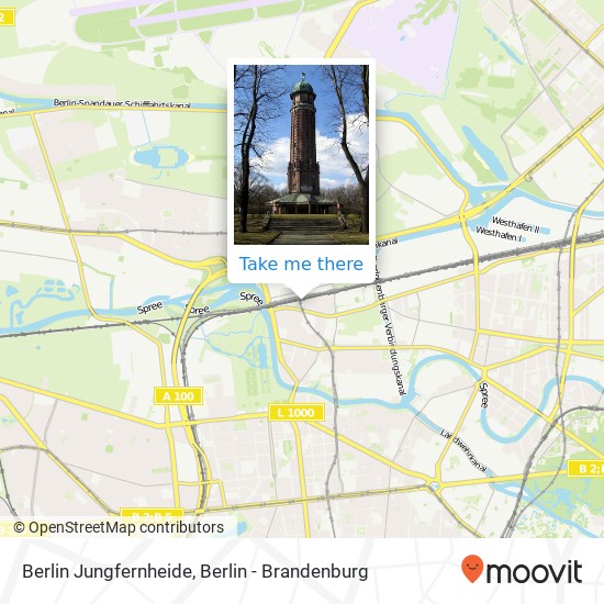 Berlin Jungfernheide map