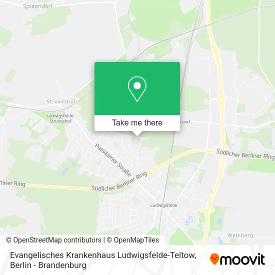 Карта Evangelisches Krankenhaus Ludwigsfelde-Teltow