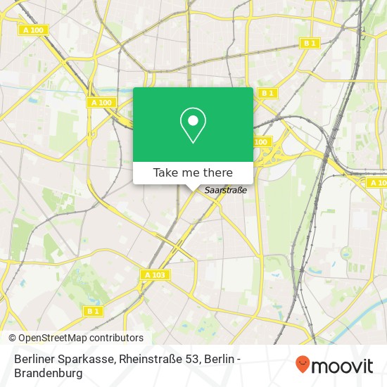 Berliner Sparkasse, Rheinstraße 53 map