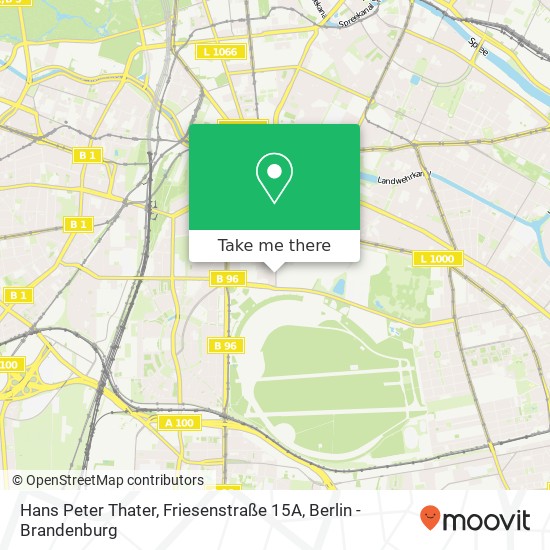 Hans Peter Thater, Friesenstraße 15A map