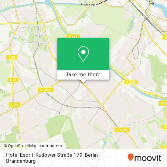 Hotel Esprit, Rudower Straße 179 map