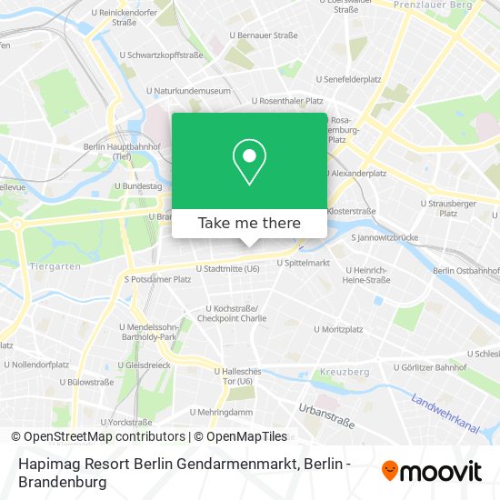Hapimag Resort Berlin Gendarmenmarkt map