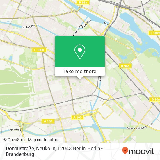 Donaustraße, Neukölln, 12043 Berlin map