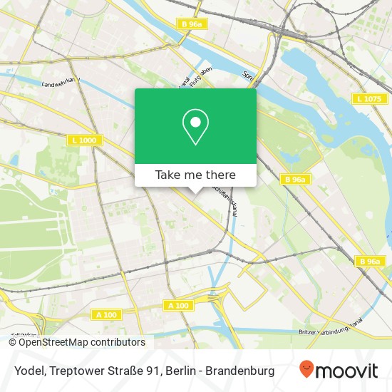 Yodel, Treptower Straße 91 map