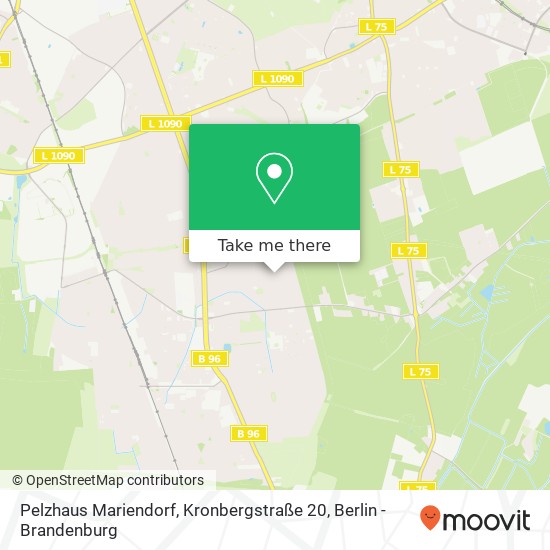 Pelzhaus Mariendorf, Kronbergstraße 20 map