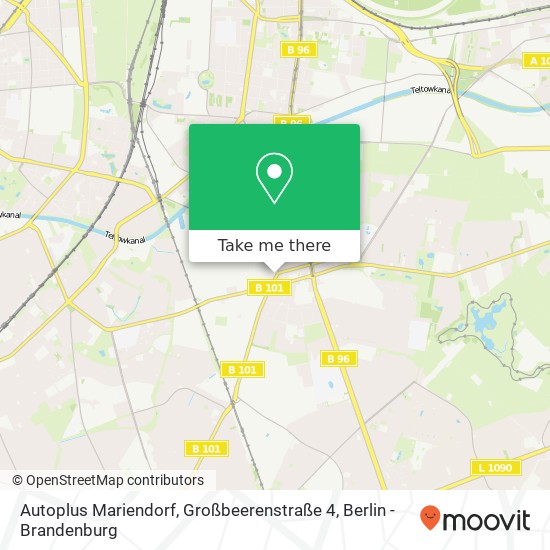 Autoplus Mariendorf, Großbeerenstraße 4 map