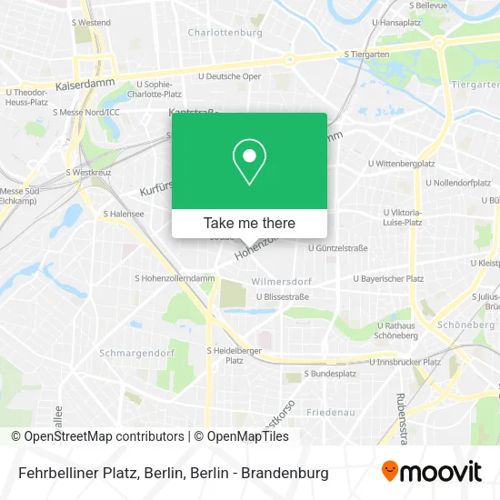 Карта Fehrbelliner Platz, Berlin