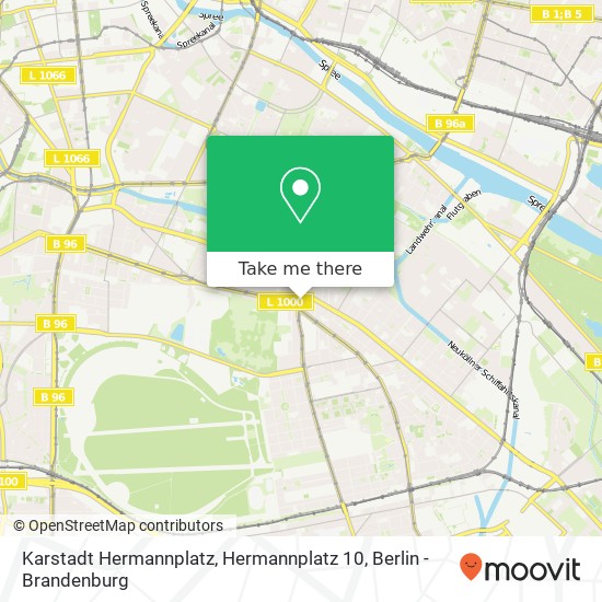 Karstadt Hermannplatz, Hermannplatz 10 map