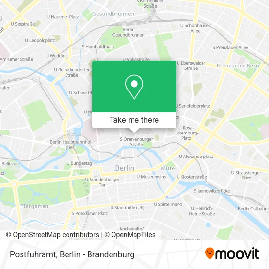 Карта Postfuhramt