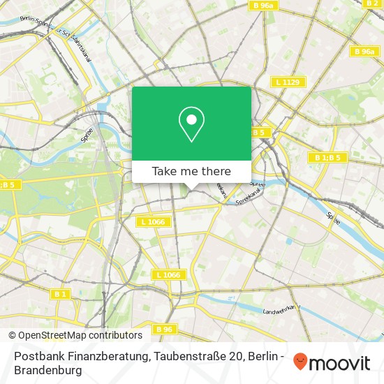 Postbank Finanzberatung, Taubenstraße 20 map