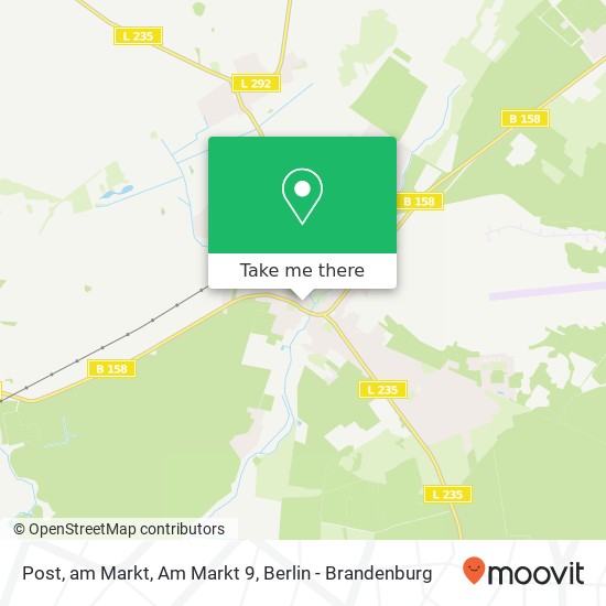 Карта Post, am Markt, Am Markt 9