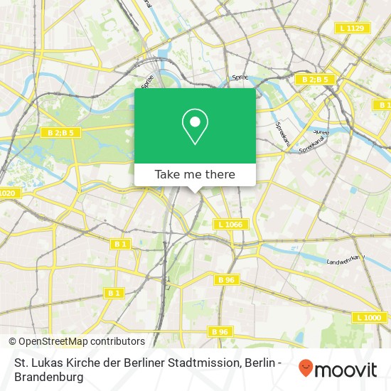 St. Lukas Kirche der Berliner Stadtmission, Bernburger Straße map