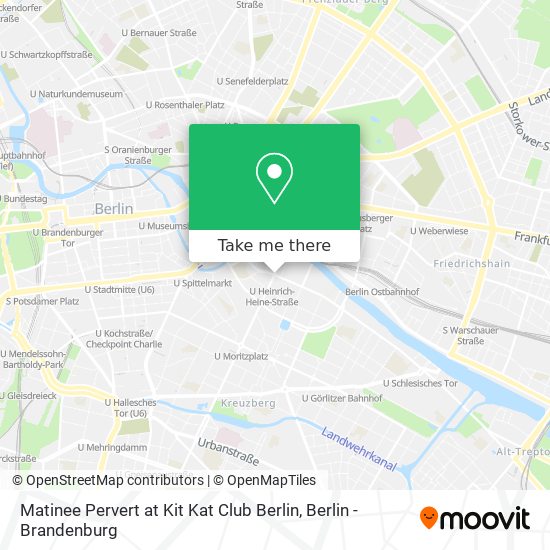 Matinee Pervert at Kit Kat Club Berlin map