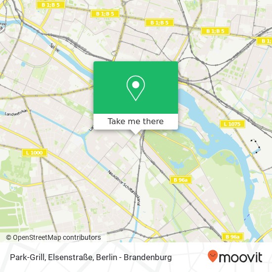 Park-Grill, Elsenstraße map