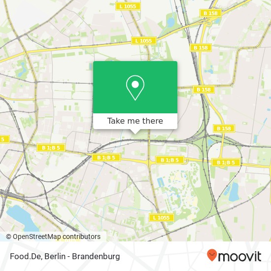 Food.De map