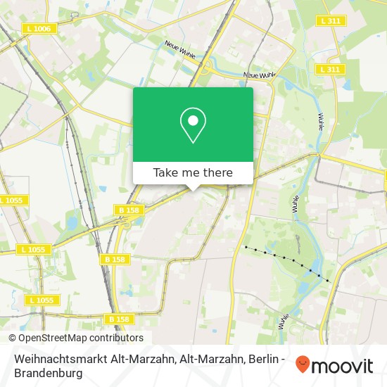 Weihnachtsmarkt Alt-Marzahn, Alt-Marzahn map