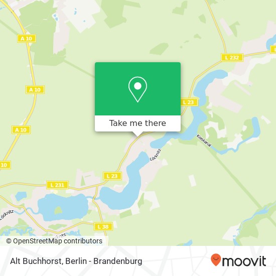 Alt Buchhorst map