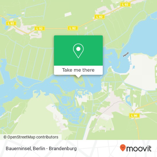 Bauerninsel map