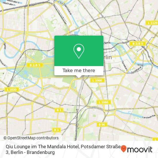 Qiu Lounge im The Mandala Hotel, Potsdamer Straße 3 map